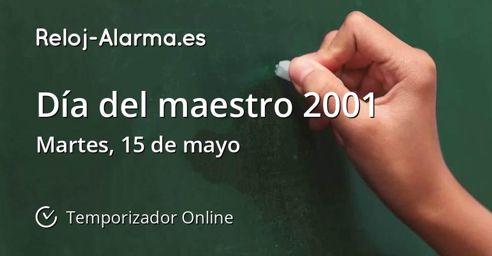 Día del maestro 2001