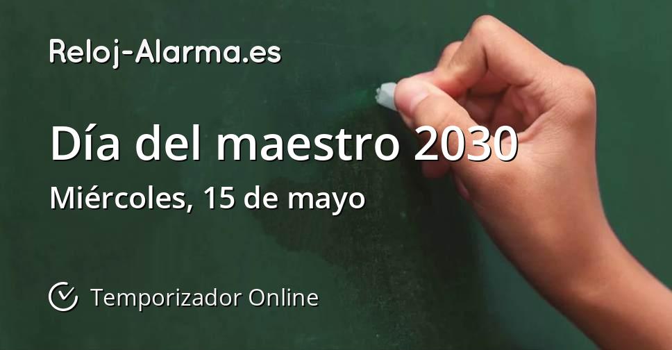 Día del maestro 2030
