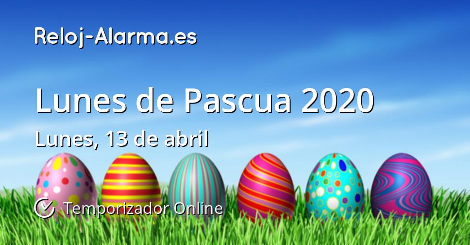 Lunes de Pascua 2020 - Temporizador Online Reloj-Alarma.es