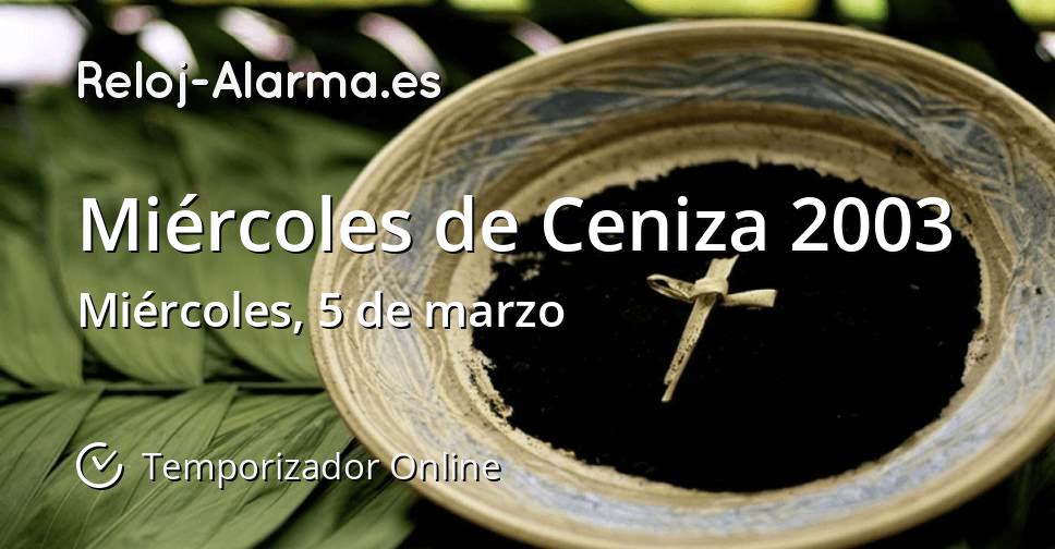 Miércoles de Ceniza 2003