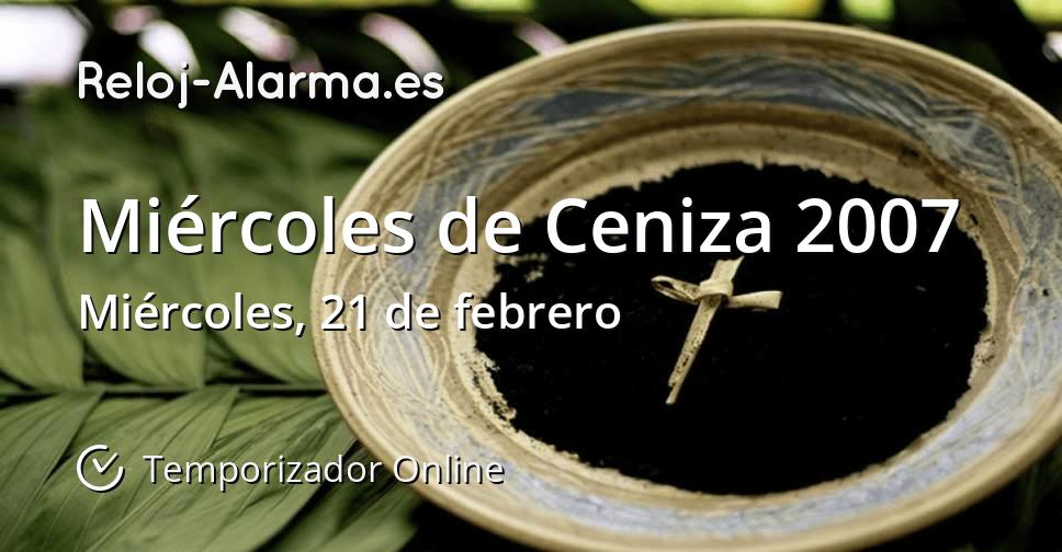 Miércoles de Ceniza 2007