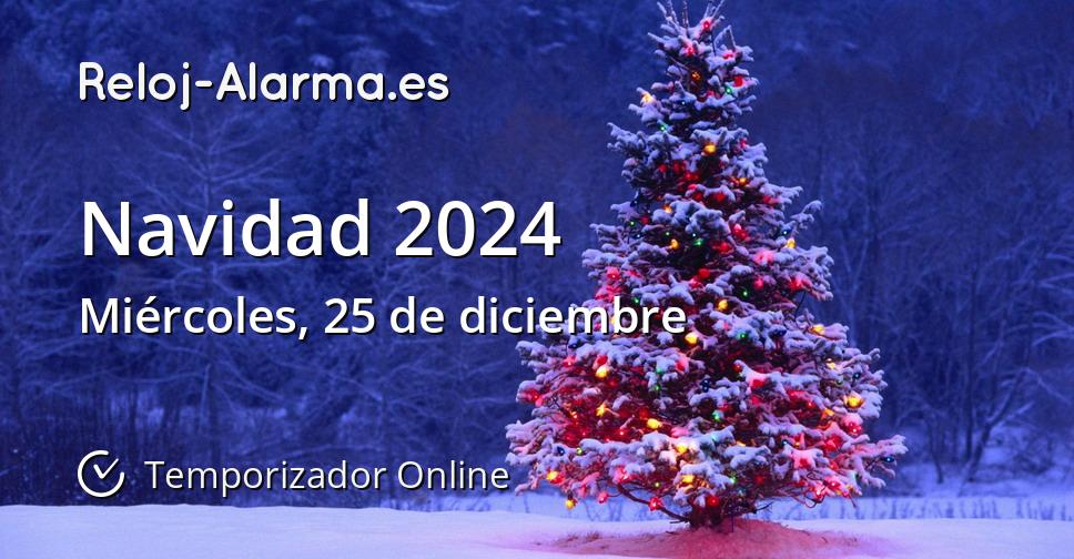 Navidad 2024 Temporizador Online RelojAlarma.es